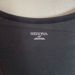 Plain black v neck tee shirt